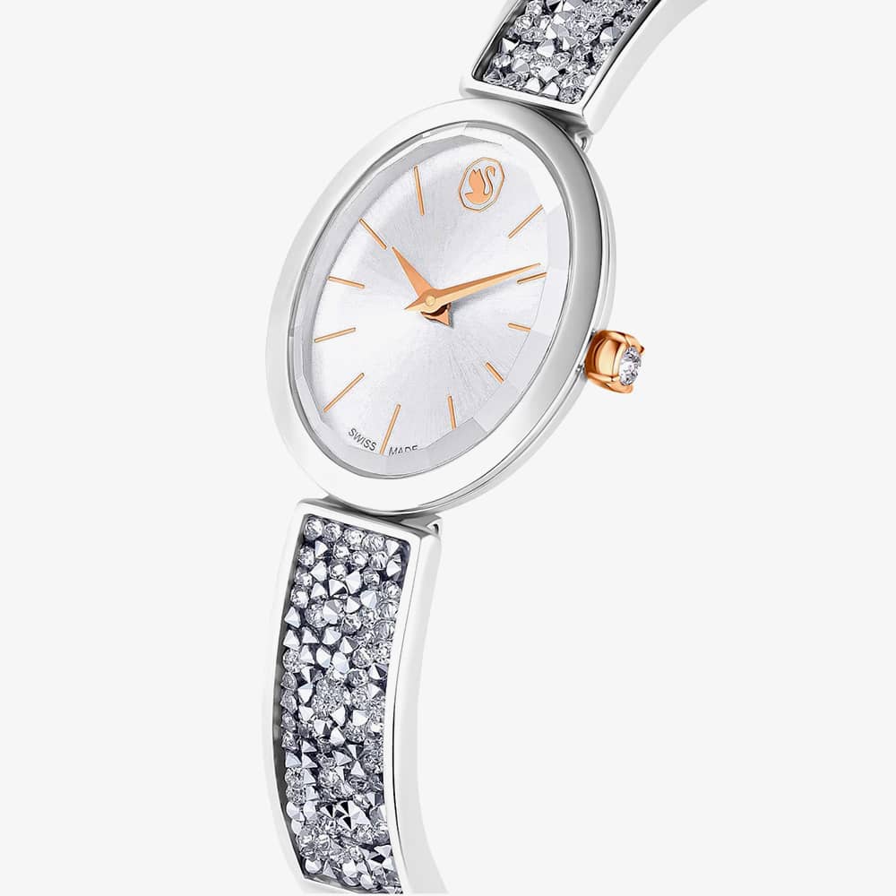 Swarovski Ladies Crystal Rock Silver Watch 5656878