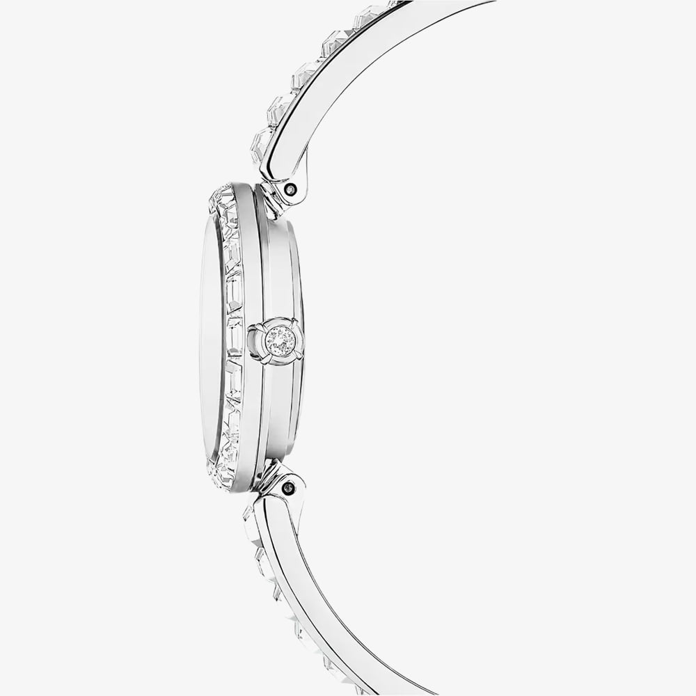 Swarovski Matrix Crystal Silver Tone Bangle Watch 5677487