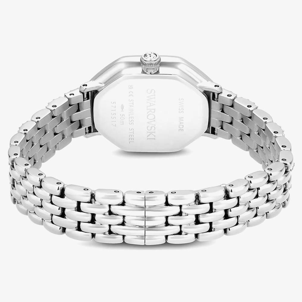Swarovski Dextera Octagon White Crystal Bracelet Watch 5698690
