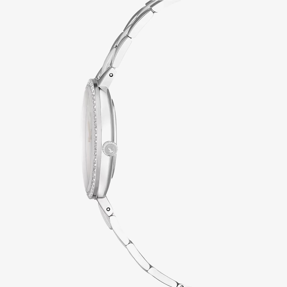 Swarovski Cosmopolitan Glitter Dial Silver Watch 5742475