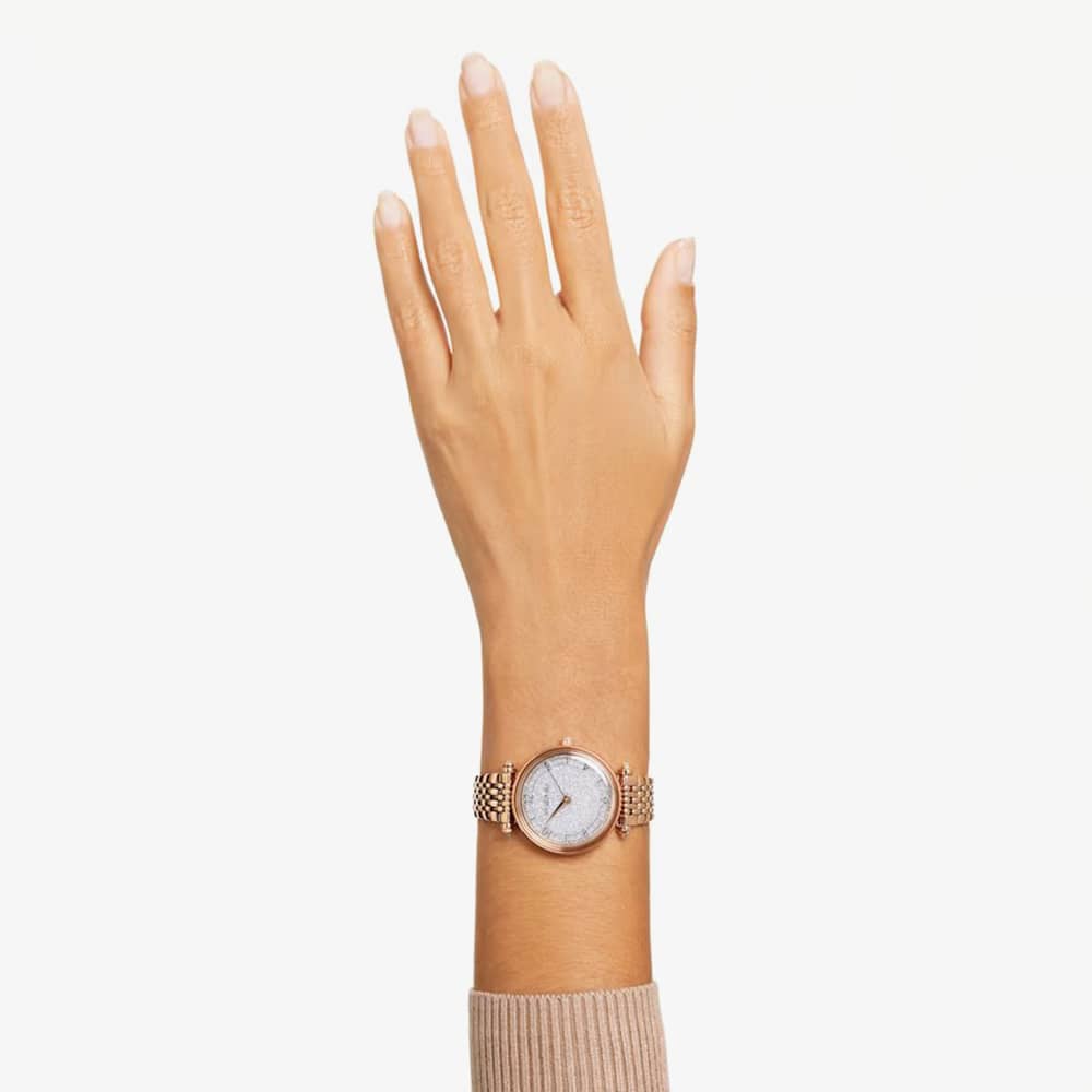 Swarovski Ladies Crystalline Rose Gold Watch 5656911