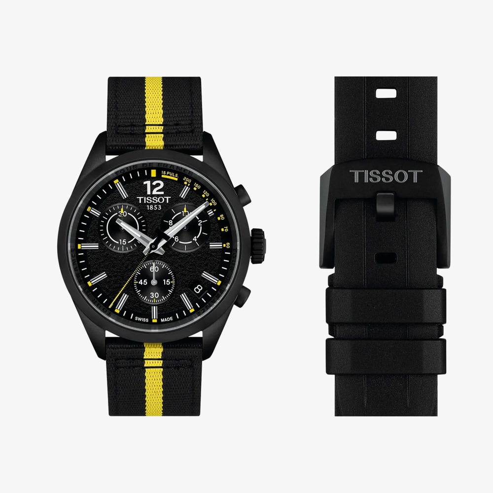Tissot Mens PR 100 Tour de France 2026 40mm Black Strap Watch T150.417.37.057.00