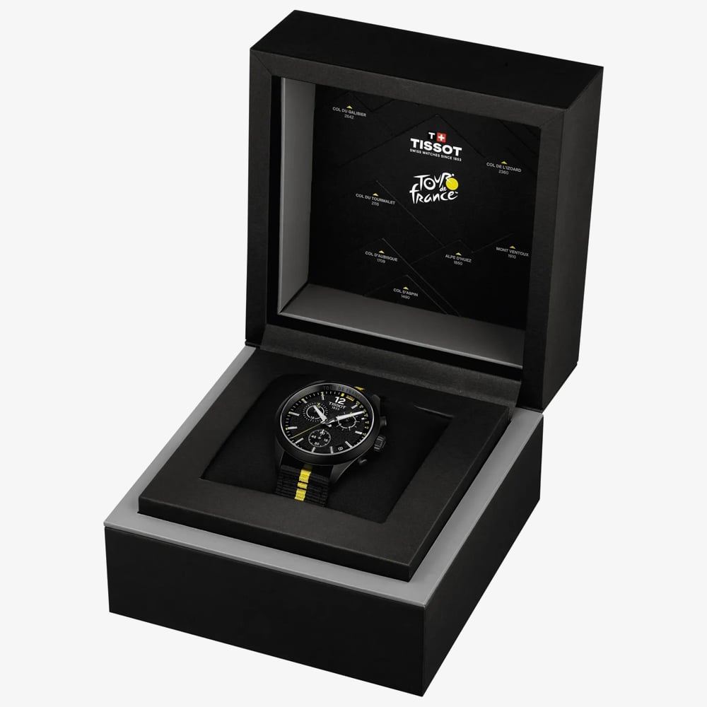 Tissot Mens PR 100 Tour de France 2026 40mm Black Strap Watch T150.417.37.057.00