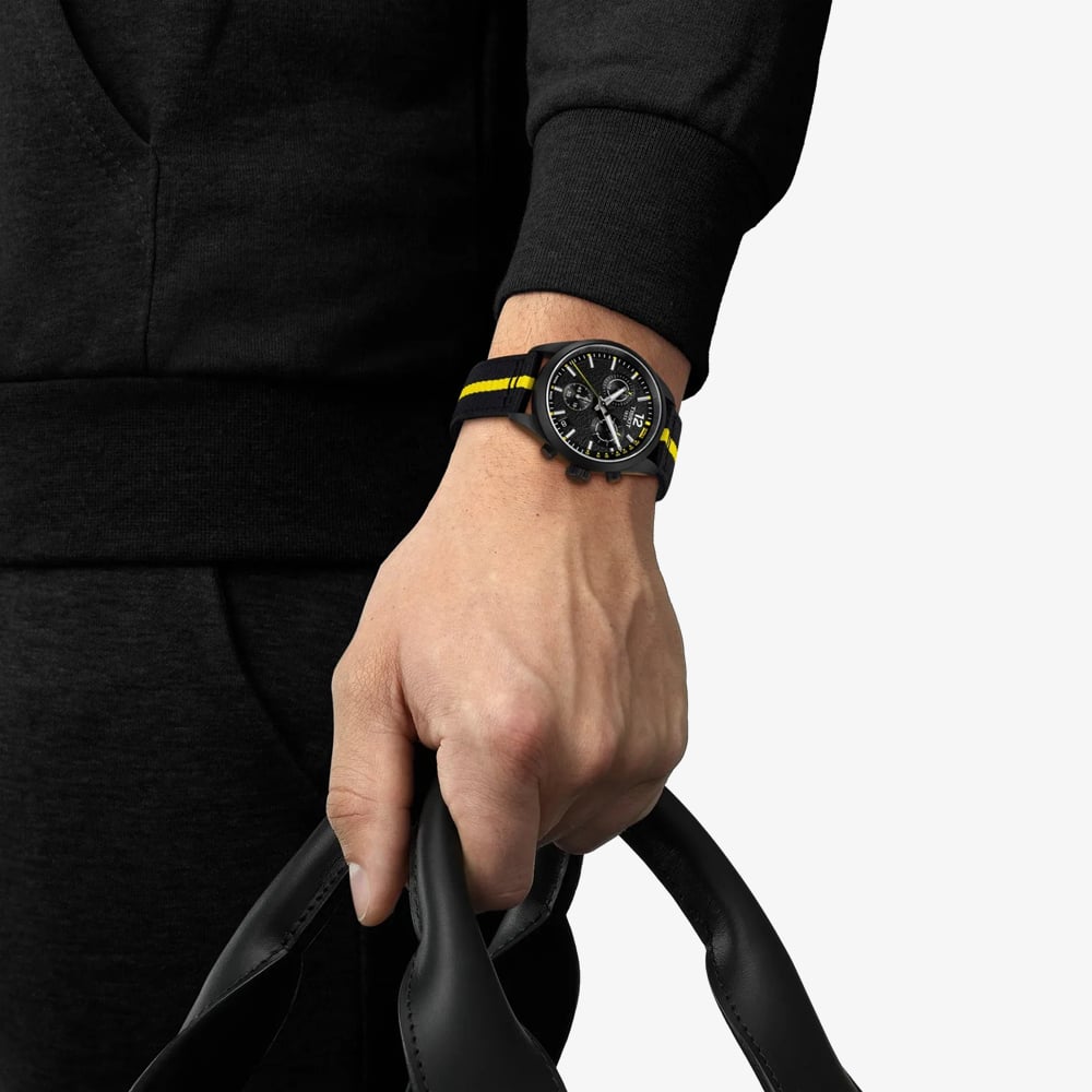 Tissot Mens PR 100 Tour de France 2026 40mm Black Strap Watch T150.417.37.057.00