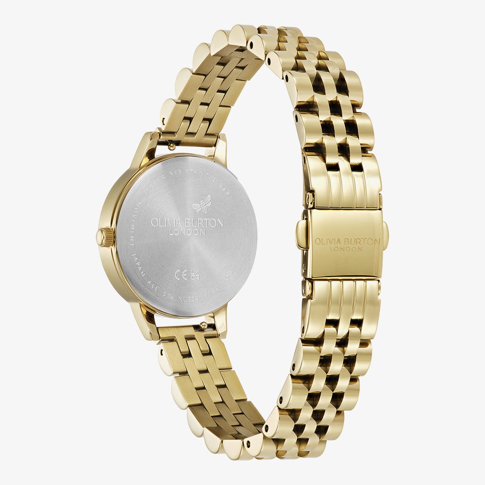 Olivia Burton Ladies Classics Gold Mother Of Pearl Dial Watch 24000169