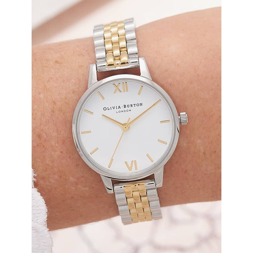 Olivia Burton Midi Dial Gold And Silver Bracelet Watch 24000170