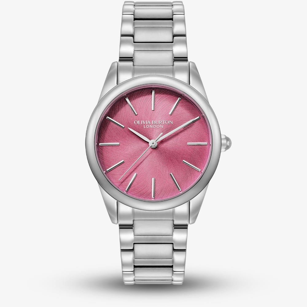 Olivia Burton Ladies Intensity Pink Dial Watch 24000237