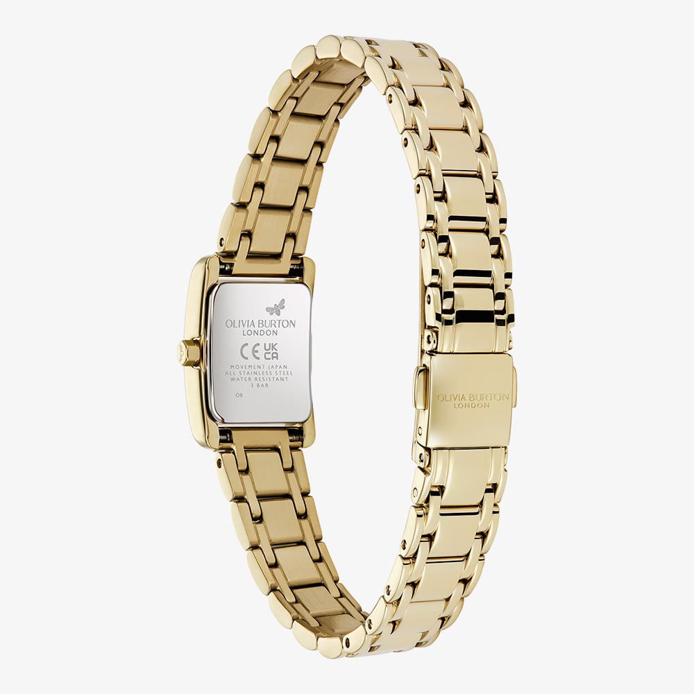 Olivia Burton Mini Grove Gold Rectangle Watch 24000282