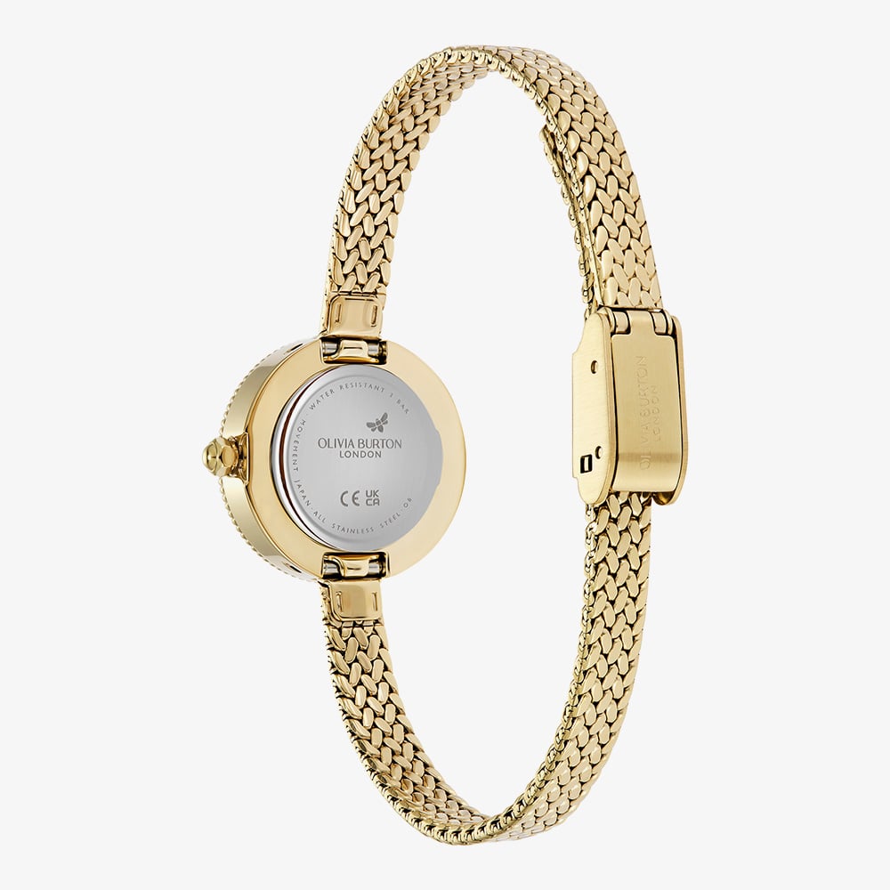Olivia Burton Finery Gold Mesh Bracelet Watch 24000279