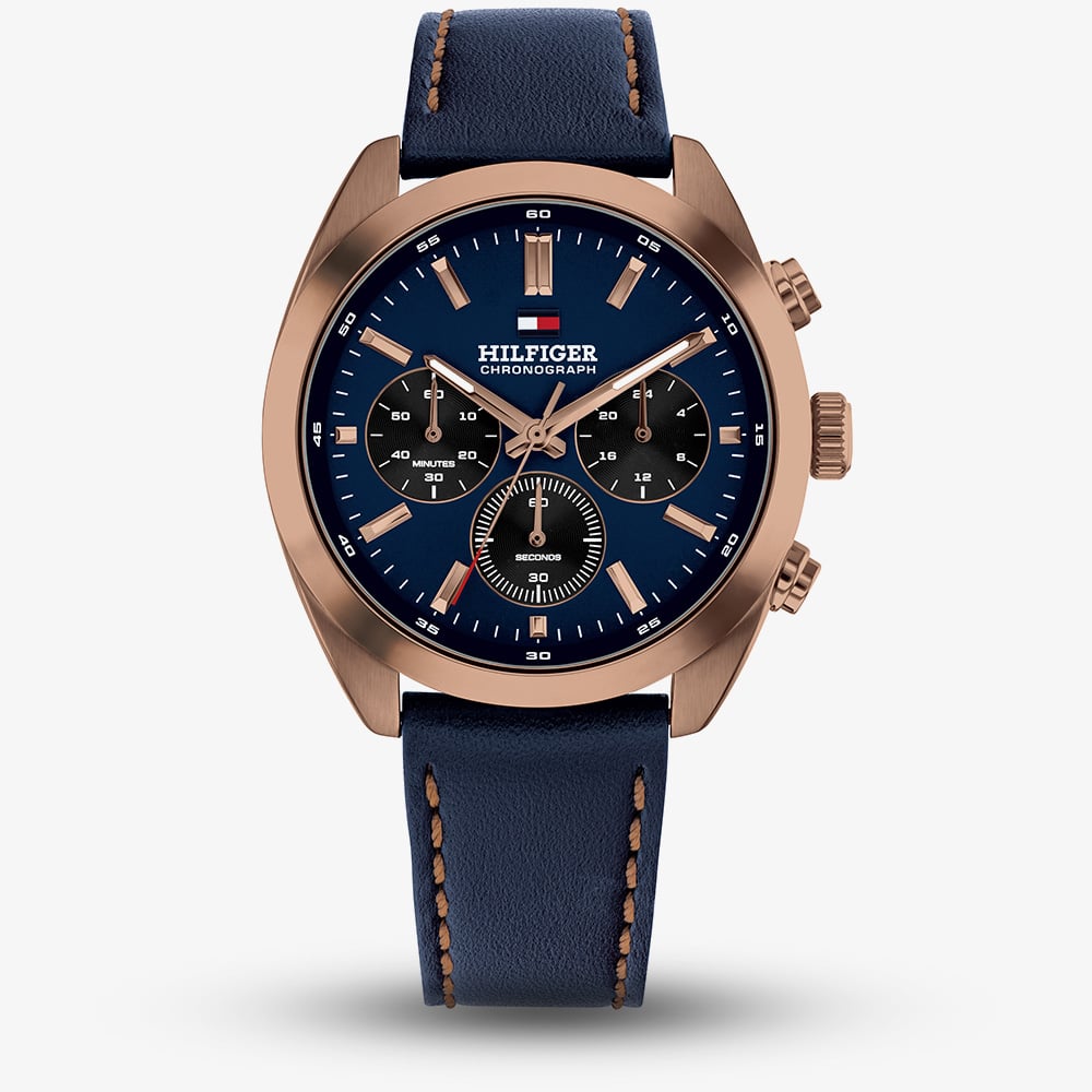 Click to view product details and reviews for Tommy Hilfiger Mens Hudson Chronograph Blue Leather Strap Watch 1710721. Click to view product details and reviews for Tommy Hilfiger Mens Hudson Chronograph Blue Leather Strap Watch 1710721.
