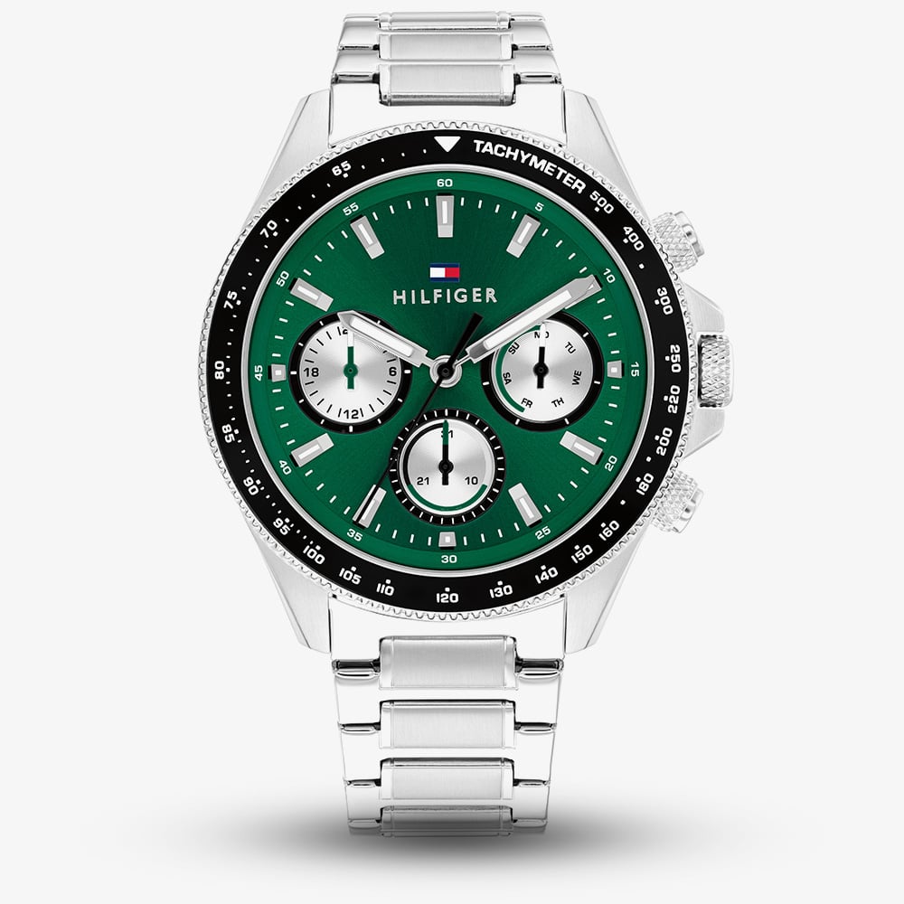 Click to view product details and reviews for Tommy Hilfiger Mens Clark Green Dial Bracelet Watch 1792211. Click to view product details and reviews for Tommy Hilfiger Mens Clark Green Dial Bracelet Watch 1792211.