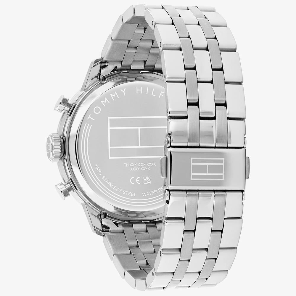 Tommy Hilfiger Mens Kent Chronograph Blue Bracelet Watch 1710753