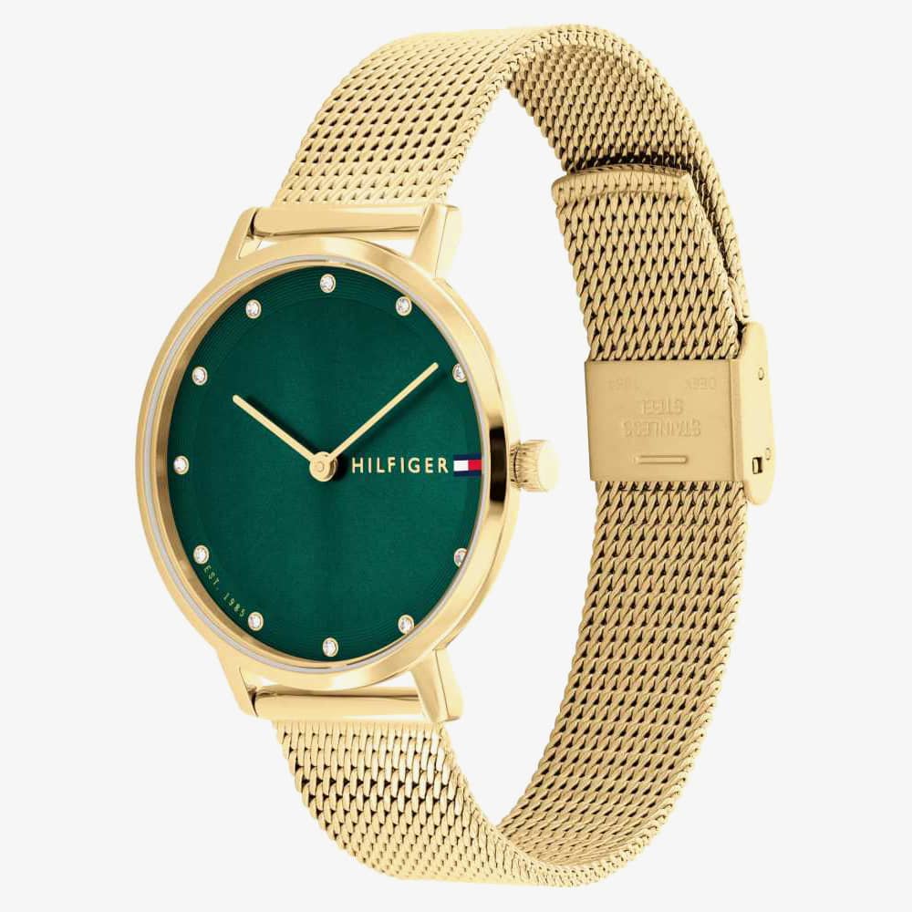 Tommy Hilfiger Pippa Green Crystal Dial Watch 1782668
