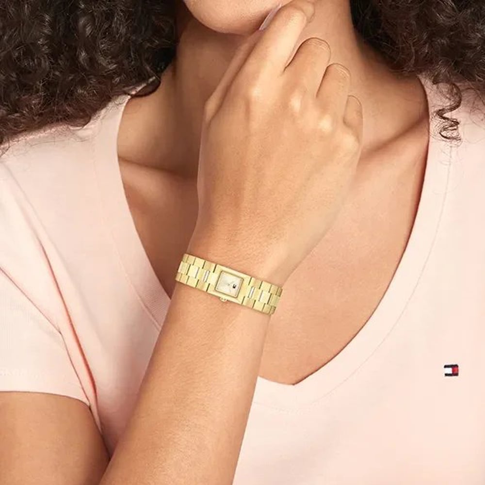 Tommy Hilfiger Ladies Ivy Gold Watch 1782787