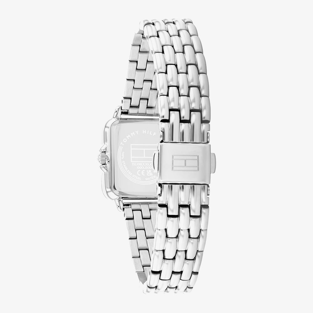 Tommy Hilfiger Ladies Mia Square Dial Stainless Steel Bracelet Watch 1782830