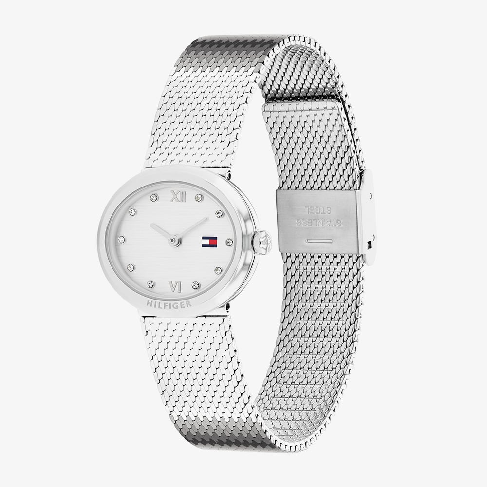 Tommy Hilfiger Ladies Moira Stainless Steel Mesh Bracelet Watch 1782846