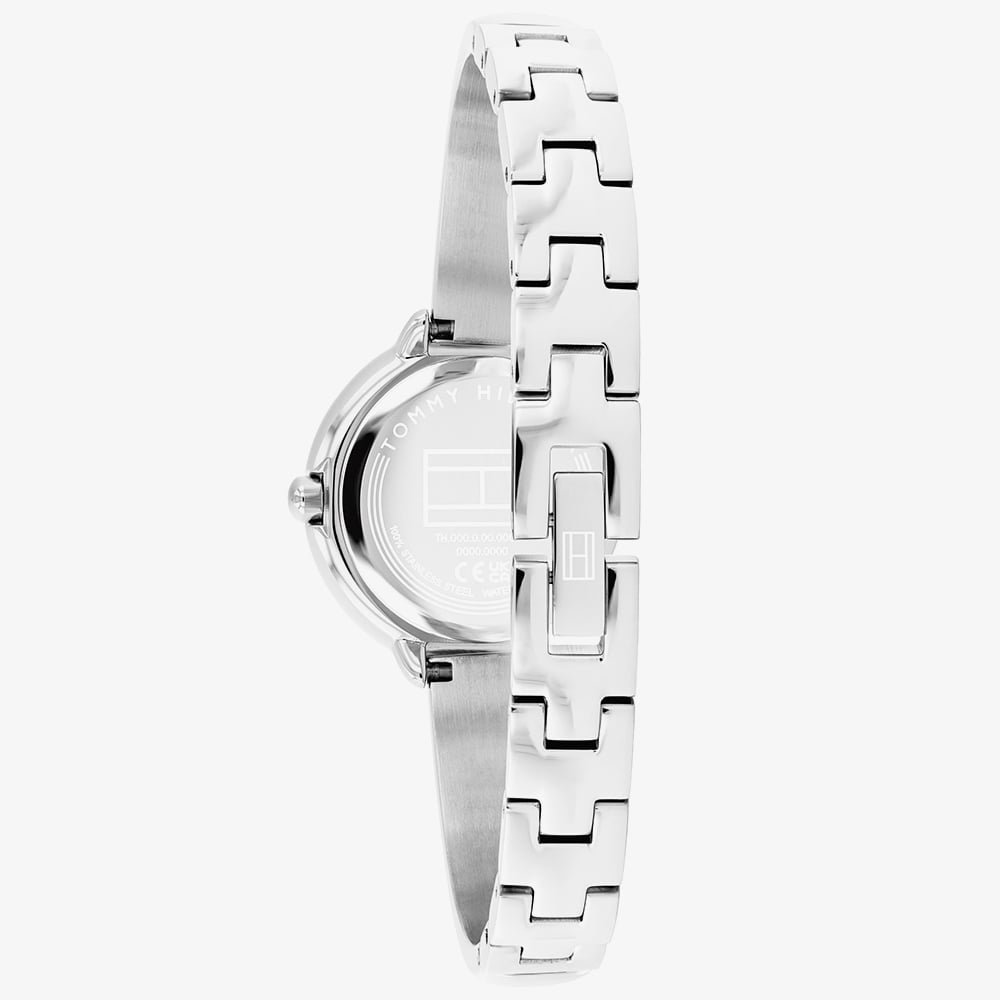 Tommy Hilfiger Ladies Silver Bangle Watch 1782894