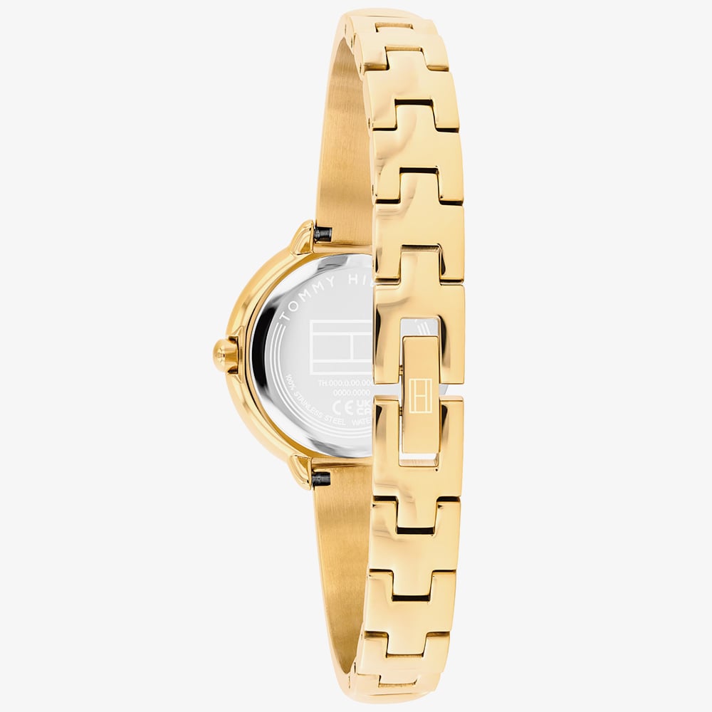 Tommy Hilfiger Ladies Gold Plated Bangle Watch 1782895