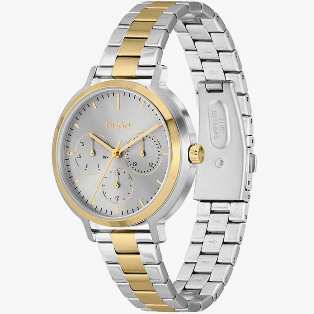 HUGO Ladies #Edgy Two-Colour Stainless Steel Watch 1540112