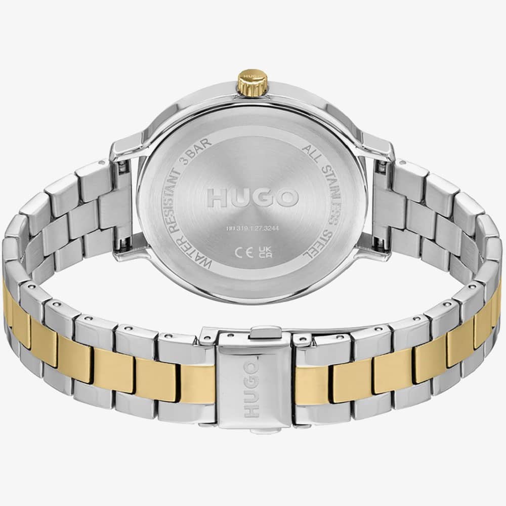 HUGO Ladies #Edgy Two-Colour Stainless Steel Watch 1540112