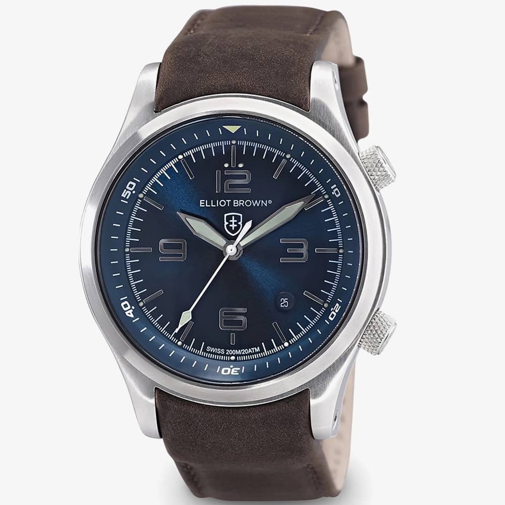 Elliot Brown Mens Canford Navy Dial Watch 202-007-L07