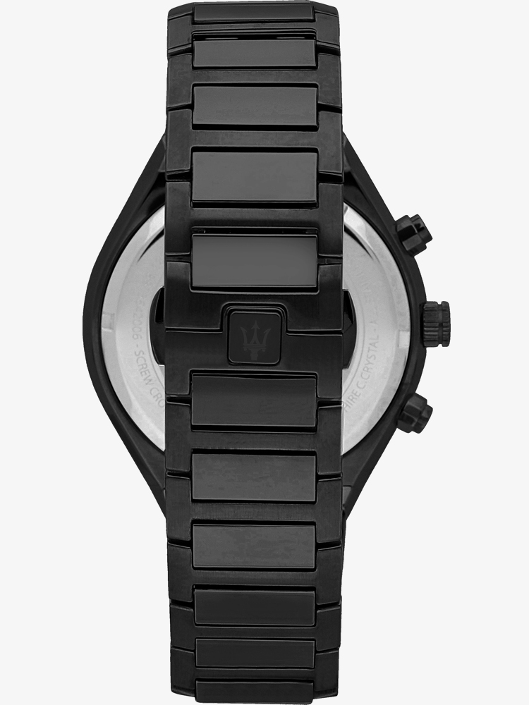 Maserati Mens Stile Black Chronograph Watch R8873642005