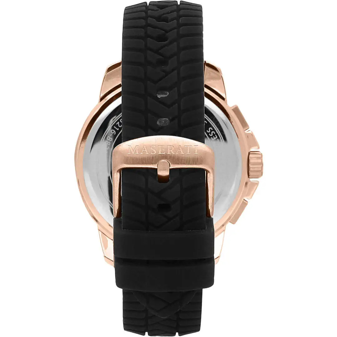 Maserati Mens Successo Rubber Strap Watch R8871621012