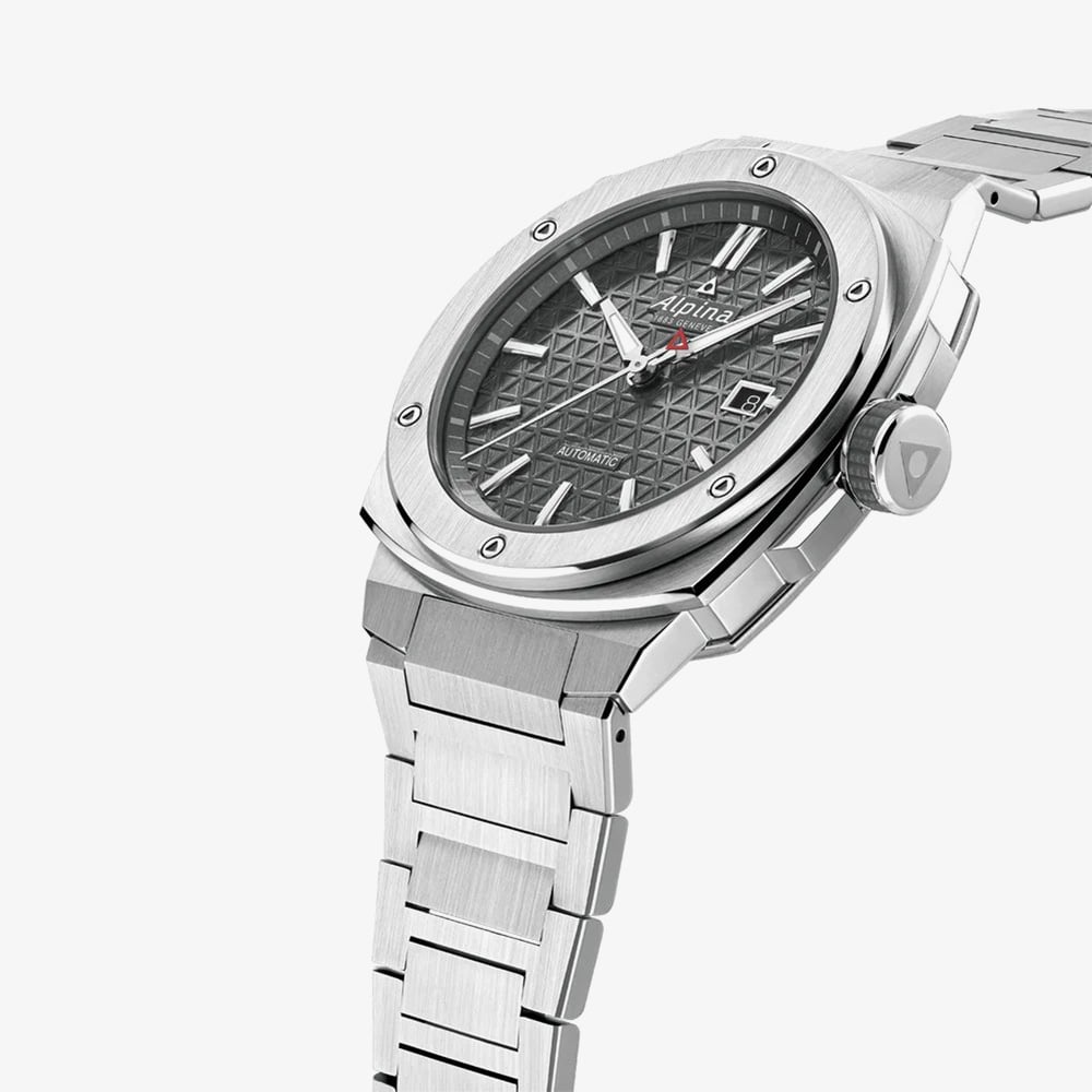 Alpina Mens Extreme Automatic Stainless Steel Bracelet Watch AL-525G4AE6B