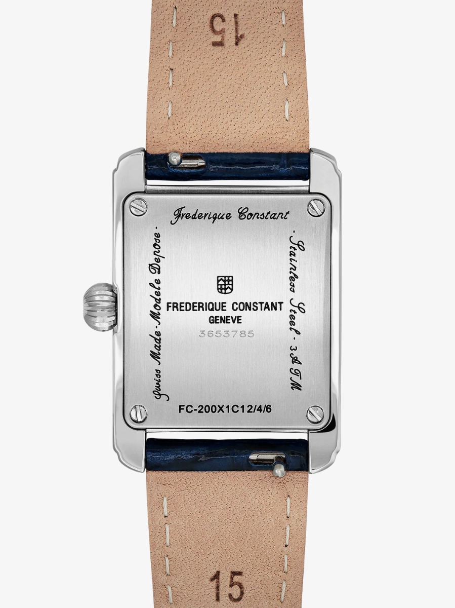 Frederique Constant Ladies Carree Classics Blue Strap Watch  FC-200MC16