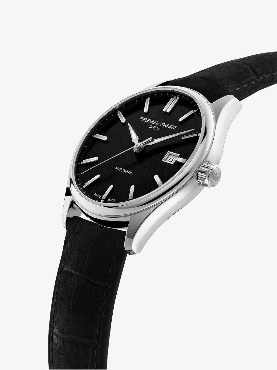Frederique Constant Mens Classic Automatic Black Dial Watch FC-303NB5B6