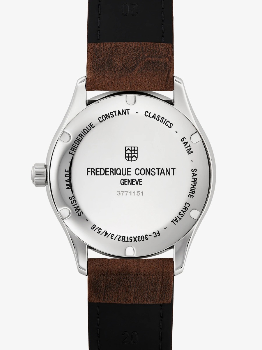 Frederique Constant Mens Classic Automatic White Dial Watch FC-303NS5B6
