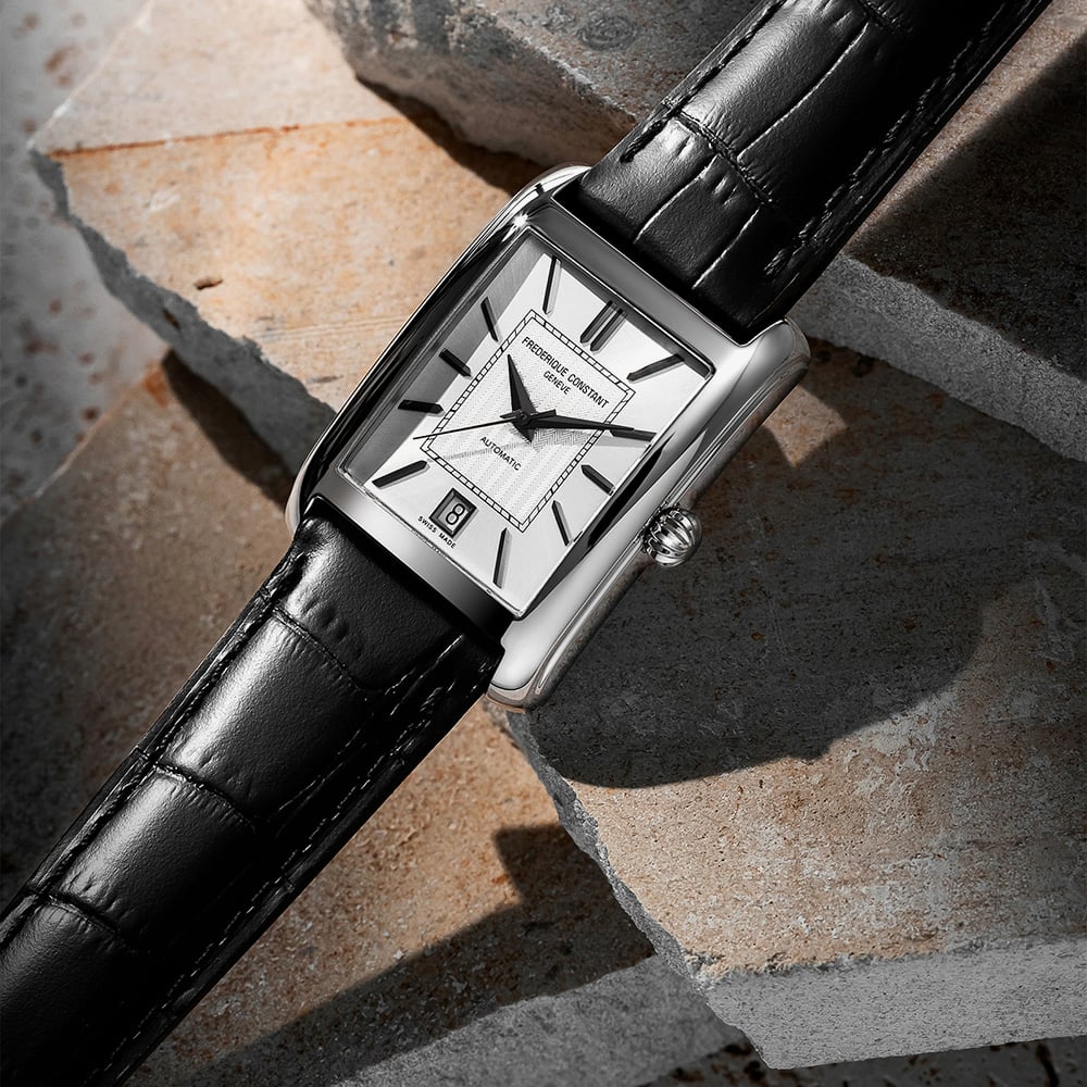 Frederique Constant Unisex Classic Caree Silver Automatic Watch FC-303S4C26 