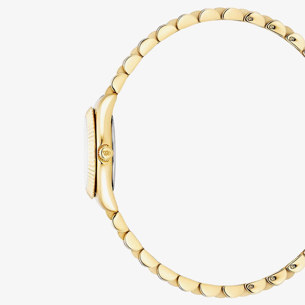 Jacques du Manoir Ladies Mini Inspiration Gold & Black Watch JWL05104