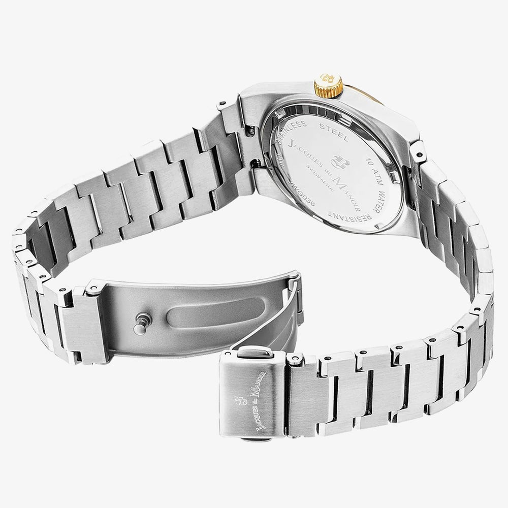 Jacques du Manoir Ladies Horizon Two Tone Watch JWL03605