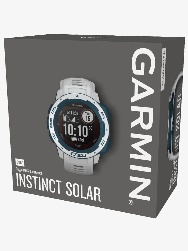 Garmin Instinct Solar Surf Edition Cloudbreak Rubber Strap Smartwatch 010-02293-08