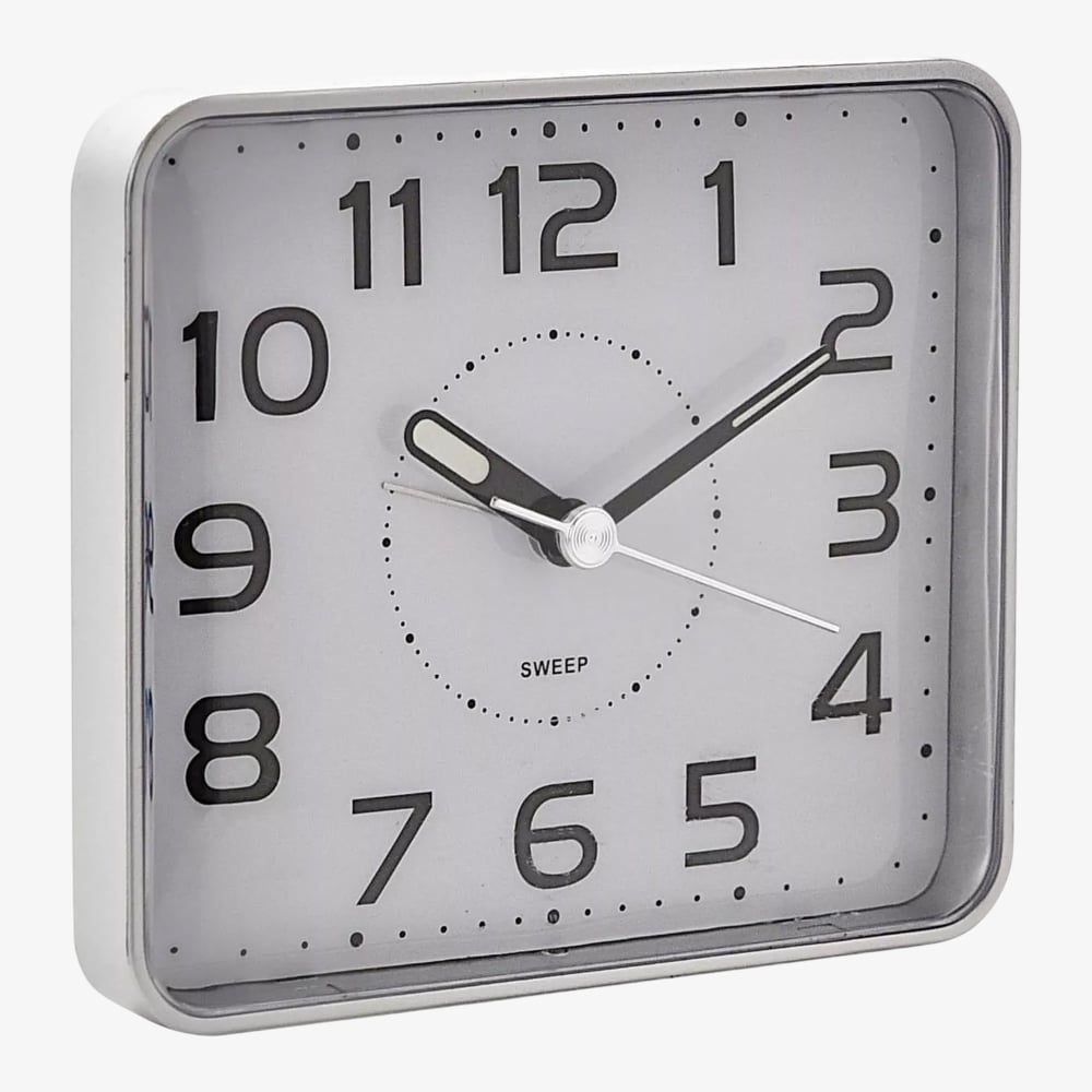  Hometime Black Dual Indicating Light System Alarm Clock 5291B