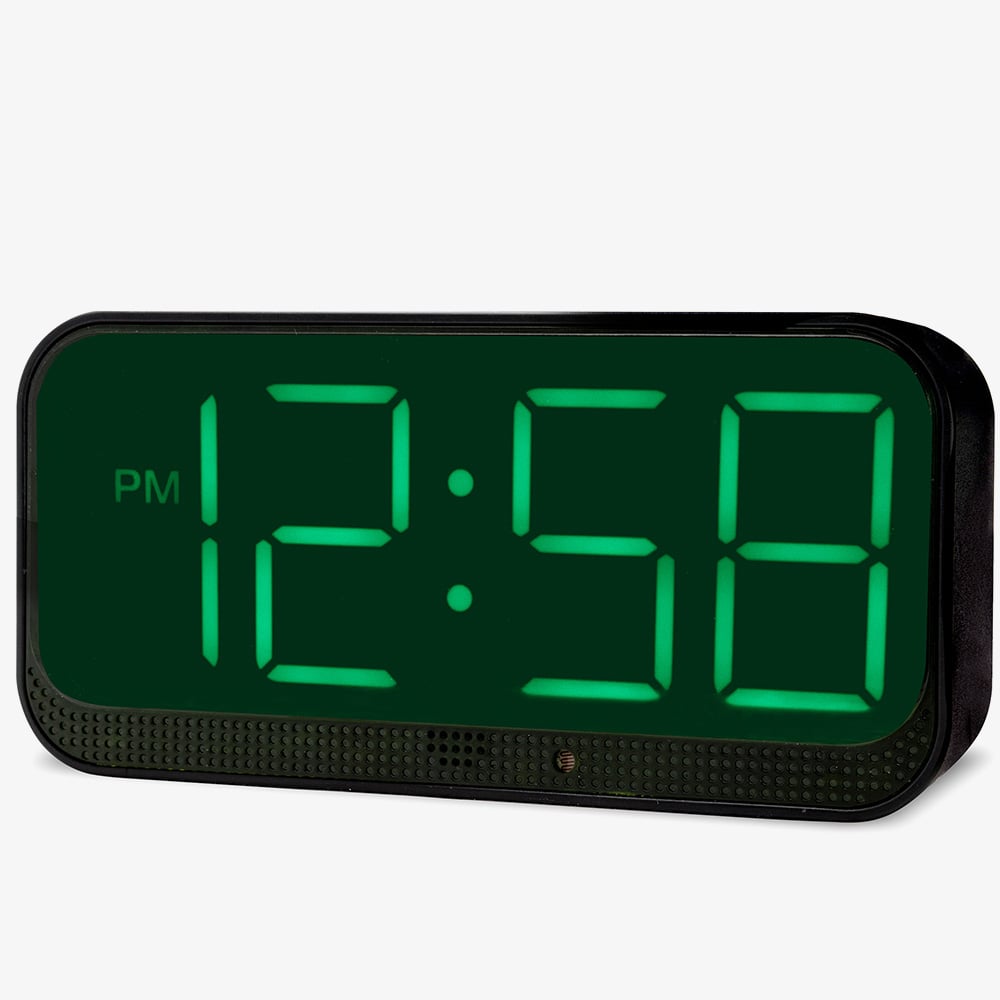 Acctim Silas Green LED Digital Alarm Clock 16575