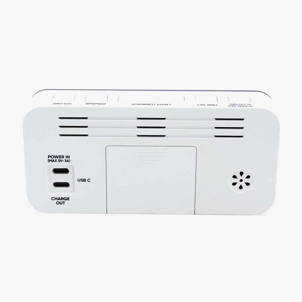 Acctim Jaxon Led Colour Change Digital Alarm Clock 16512