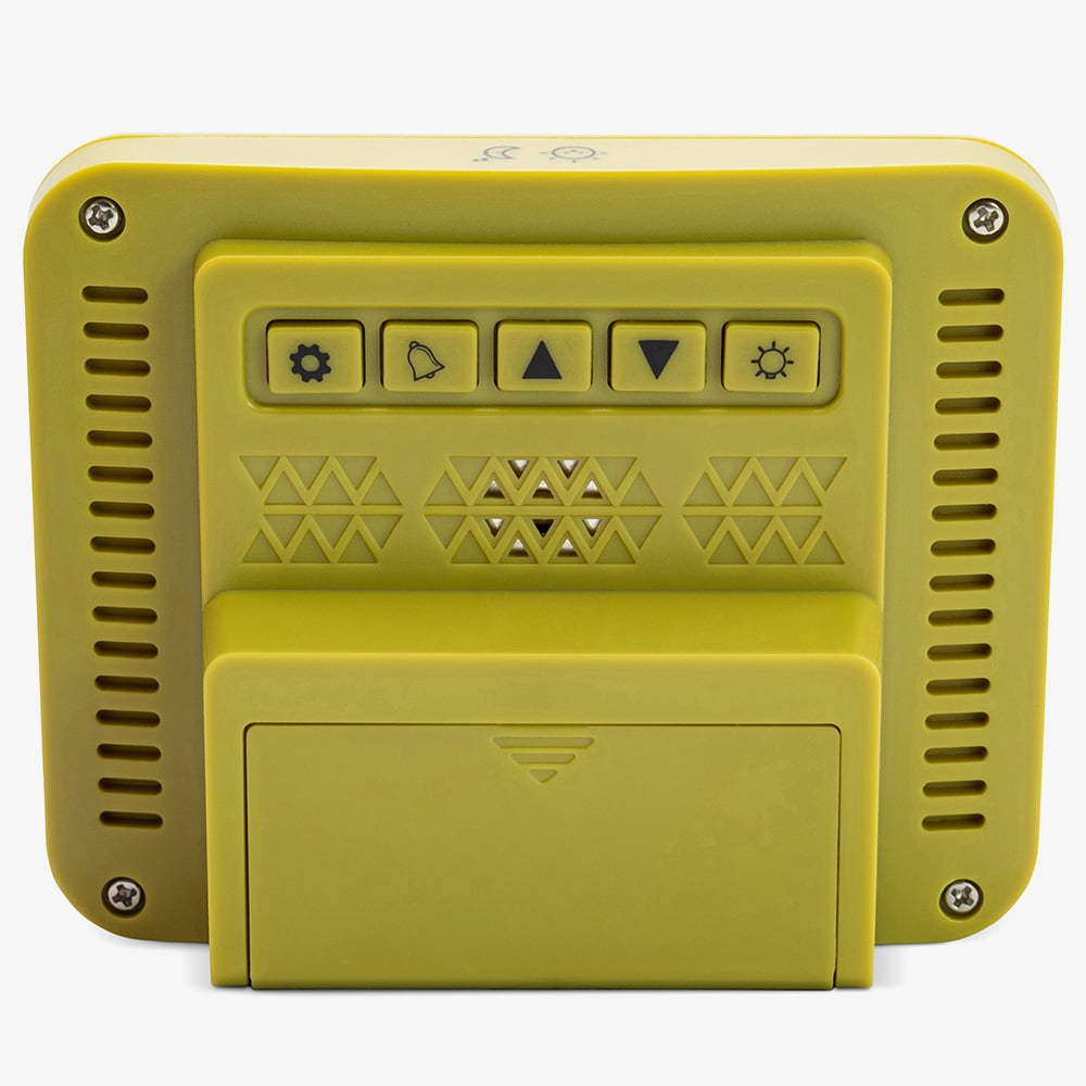 Acctim Otto Superbrite Yellow Digital Alarm Clock 16355