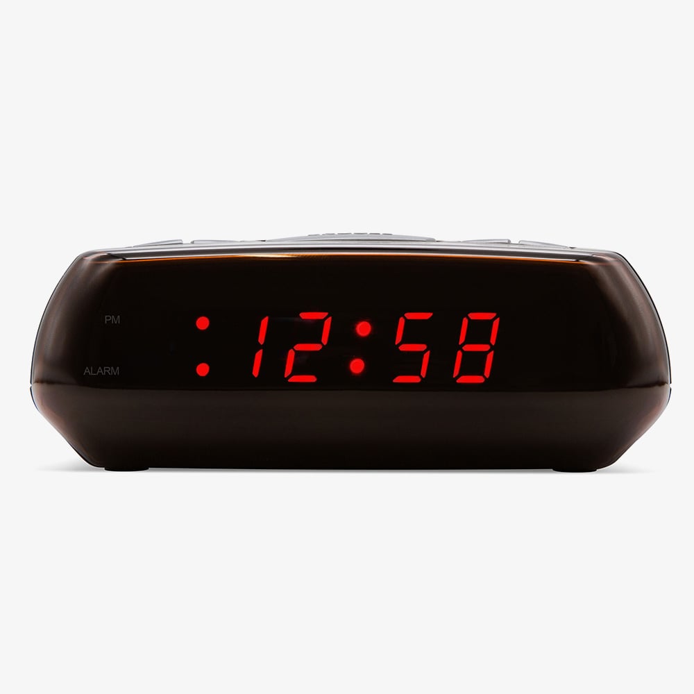 Acctim Miramar Black USB Digital Alarm Clock 16413