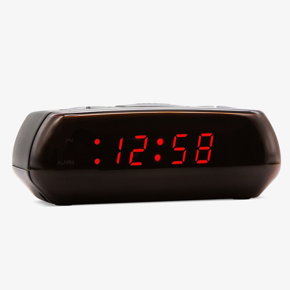 Acctim Miramar Black USB Digital Alarm Clock 16413