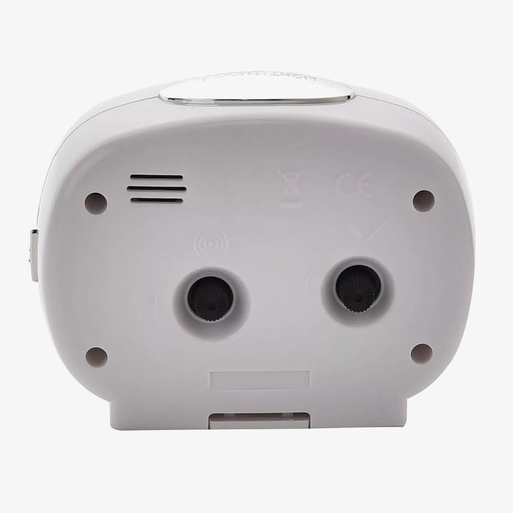 Hometime White LED Dial Beep Alarm Clock 9765W