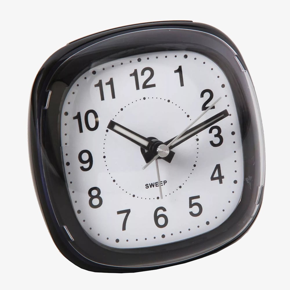 Hometime Black Dome Lens Alarm Clock 5193B