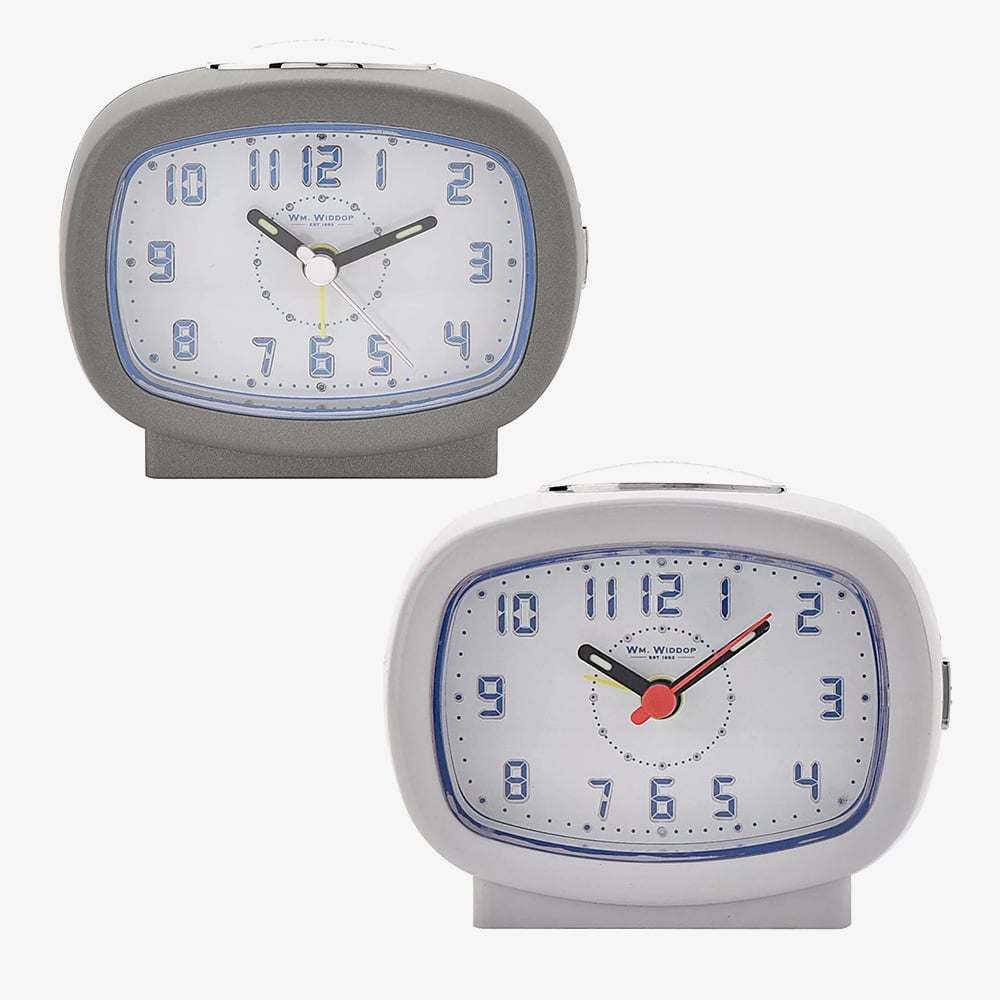 Hometime Silver Beep Alarm Clock 9765S