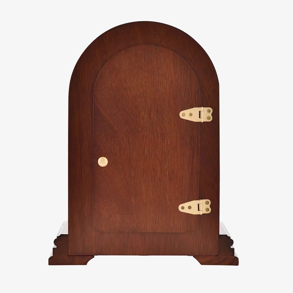 WM Widdop Wooden Mantel Ave Marie Clock W2833