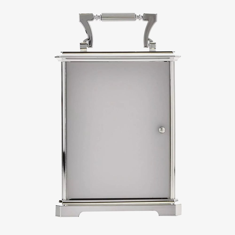 Silver Traditional Carriage Clock W2407