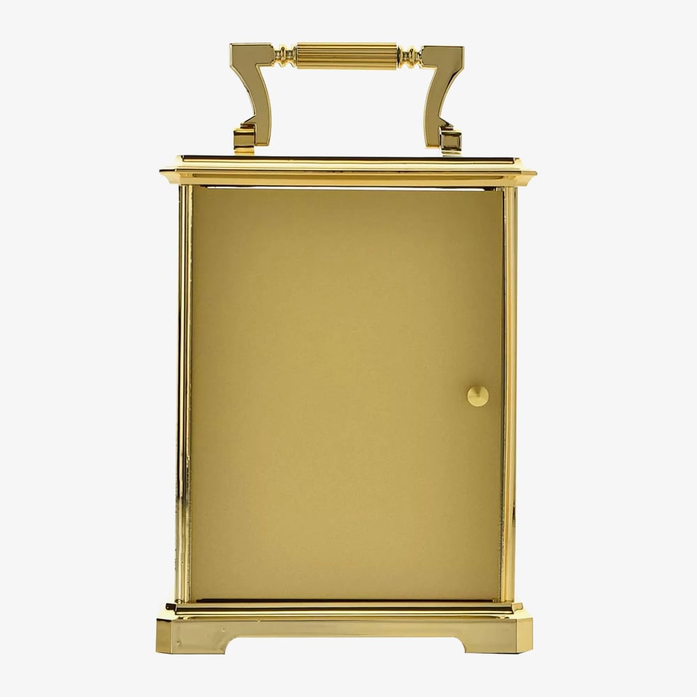 Gold Gilt Traditional Carriage Clock W2406