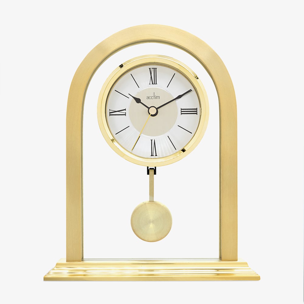 Acctim Colney Gold Tone Table Clock 36938