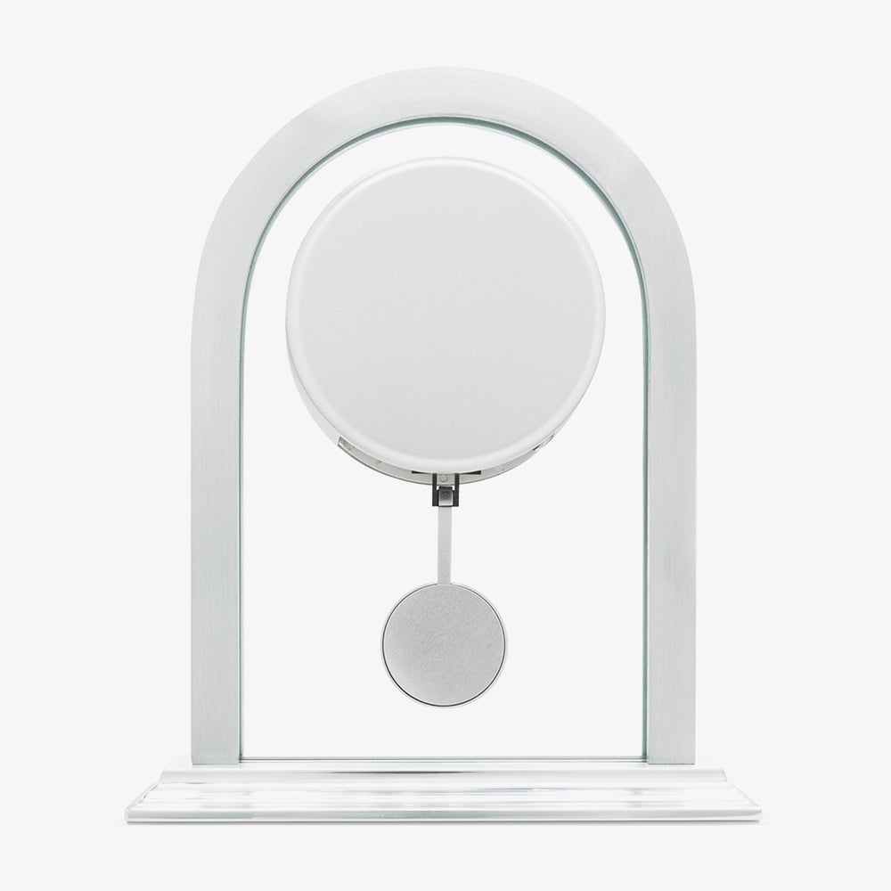 Acctim Colney Silver Tone Table Clock 36937