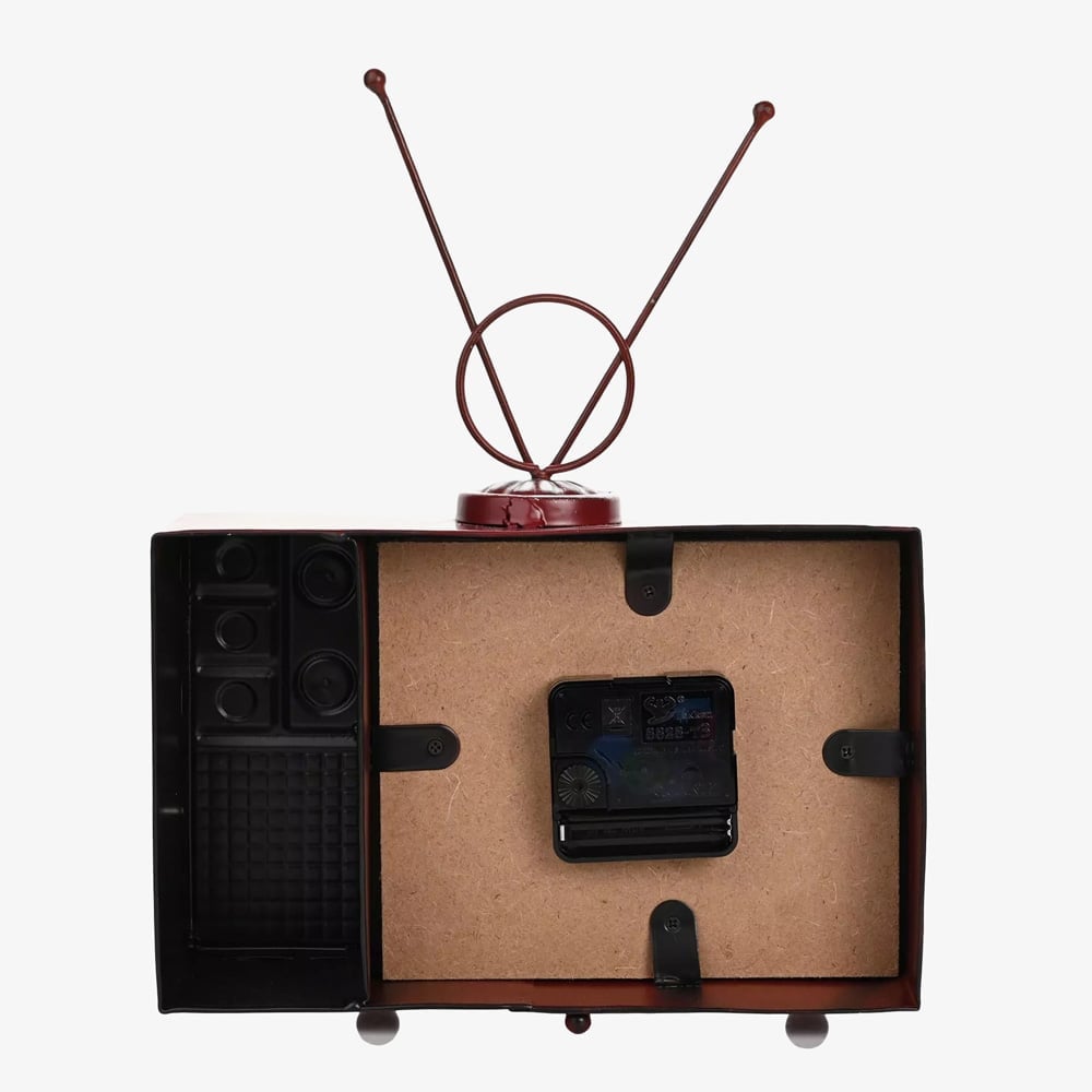 Hometime Retro TV Mantel Clock W2950